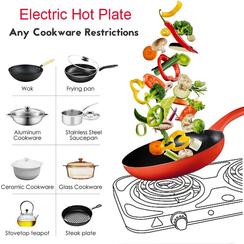 2 plate electric stove