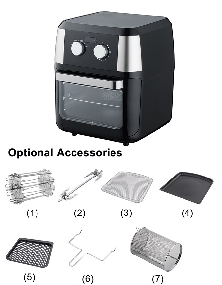 2023 best air fryer toaste oven 8-in-1 Functionality for kitchen use