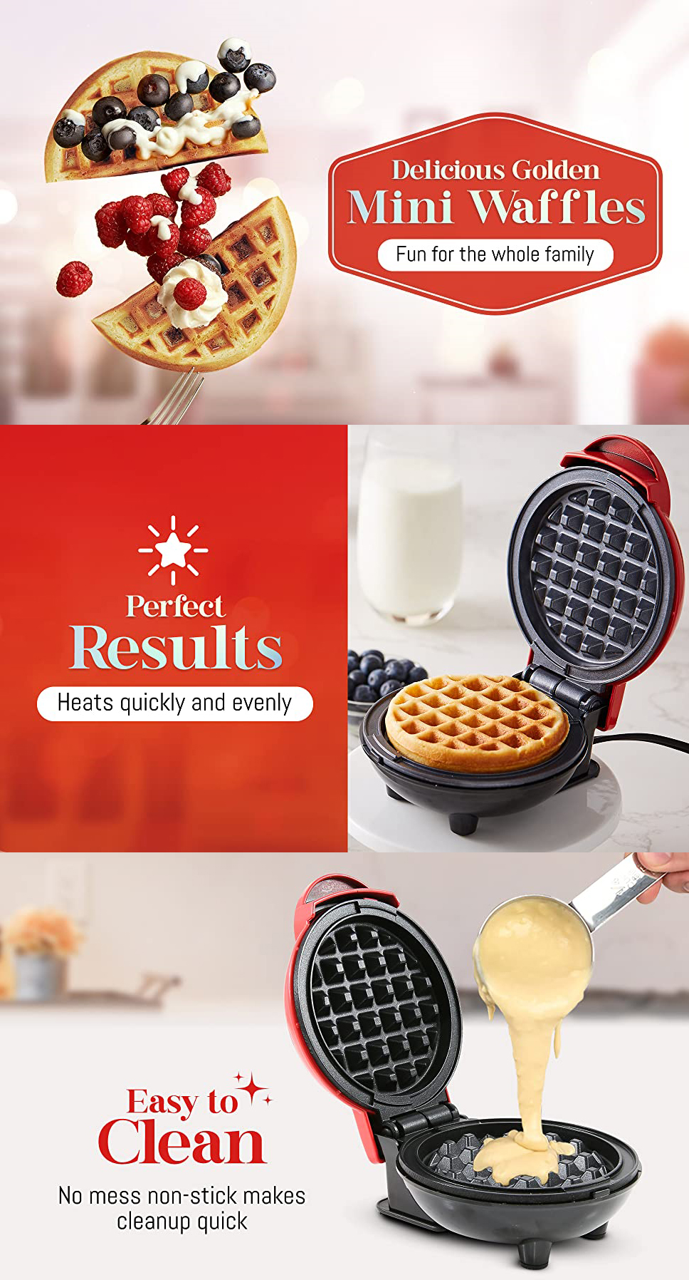mini waffle maker