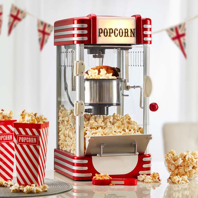 Retro Metallic Popcorn Maker