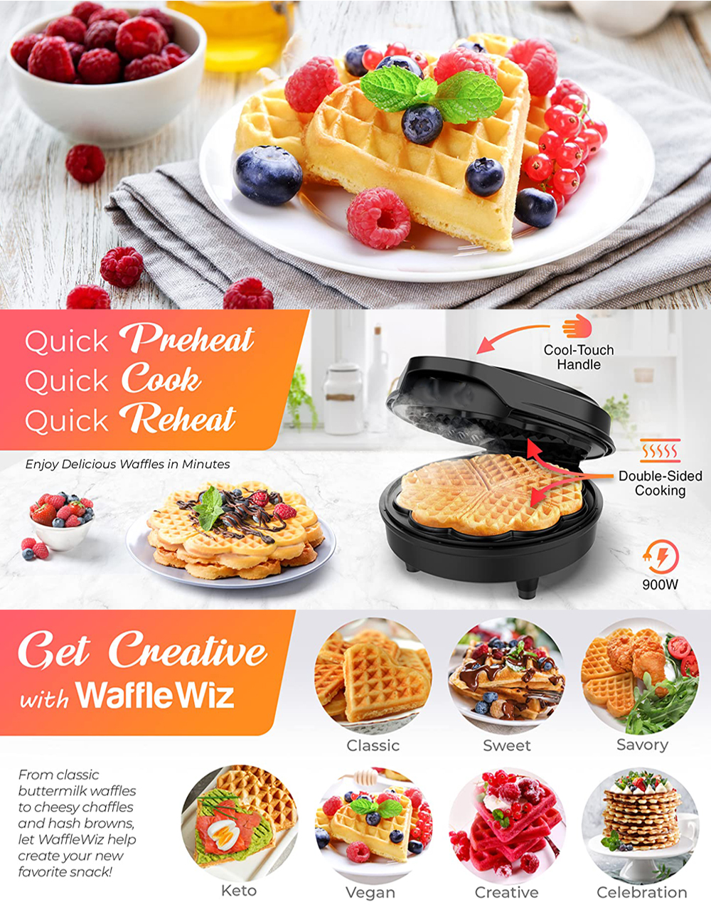 heart waffle maker