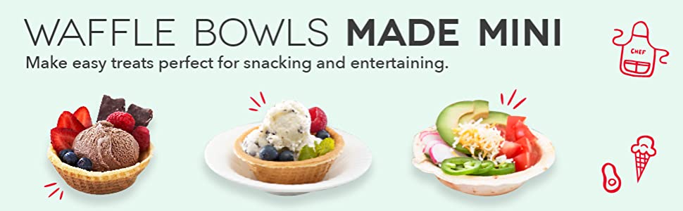 waffle bowl maker