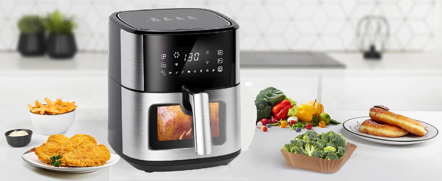 Temperature control air fryer chicken wings for home use