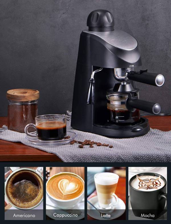 Steam espresso maker