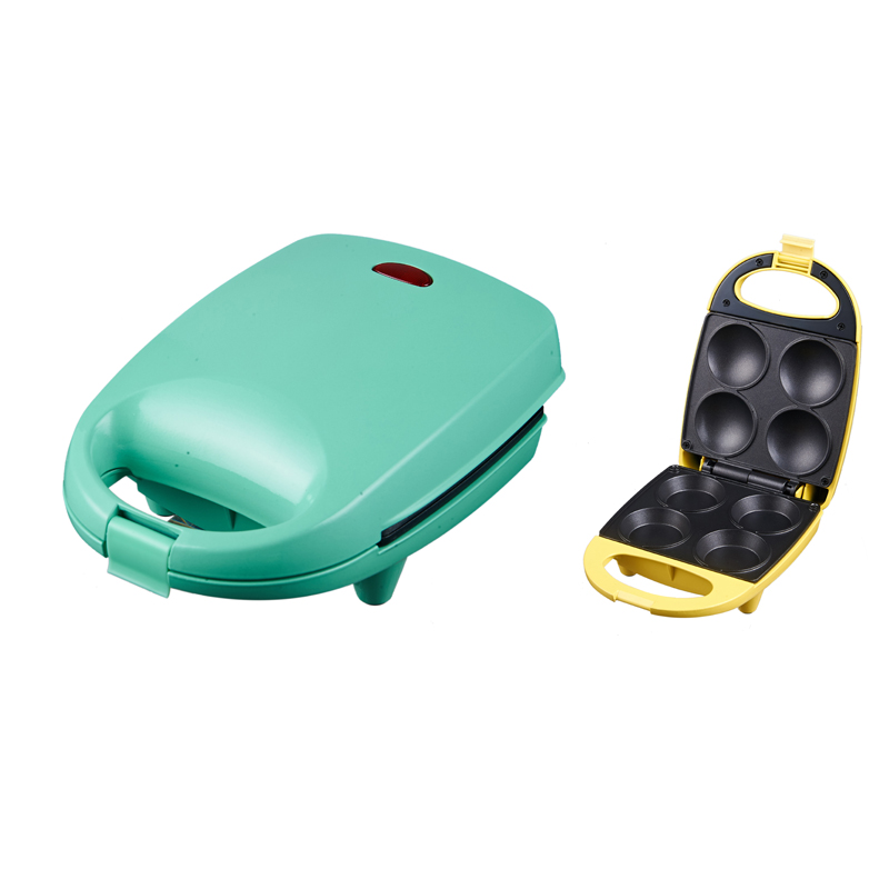 electric snack maker with different baking plates