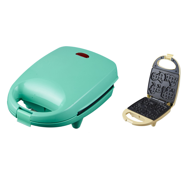 electric snack maker with different baking plates