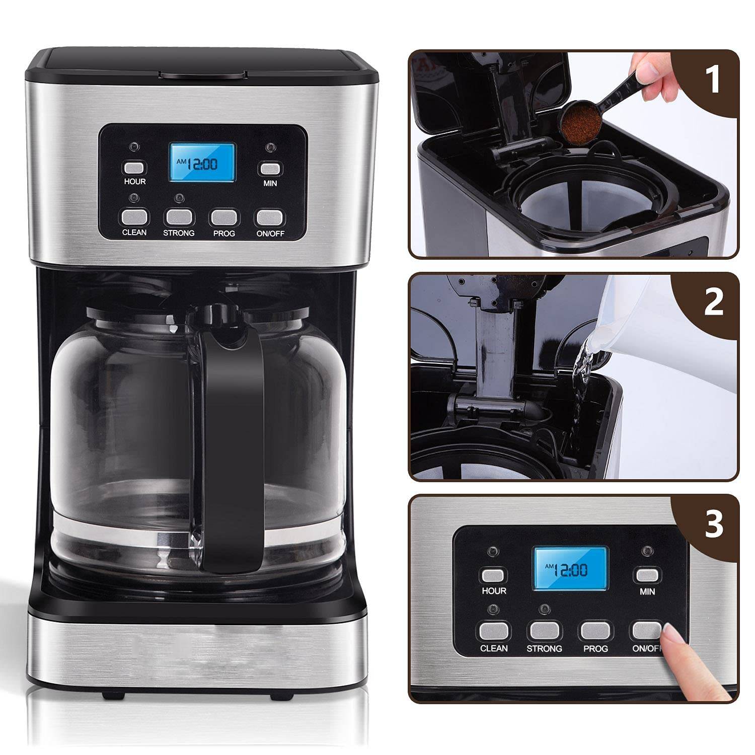 Automatic drip coffee maker