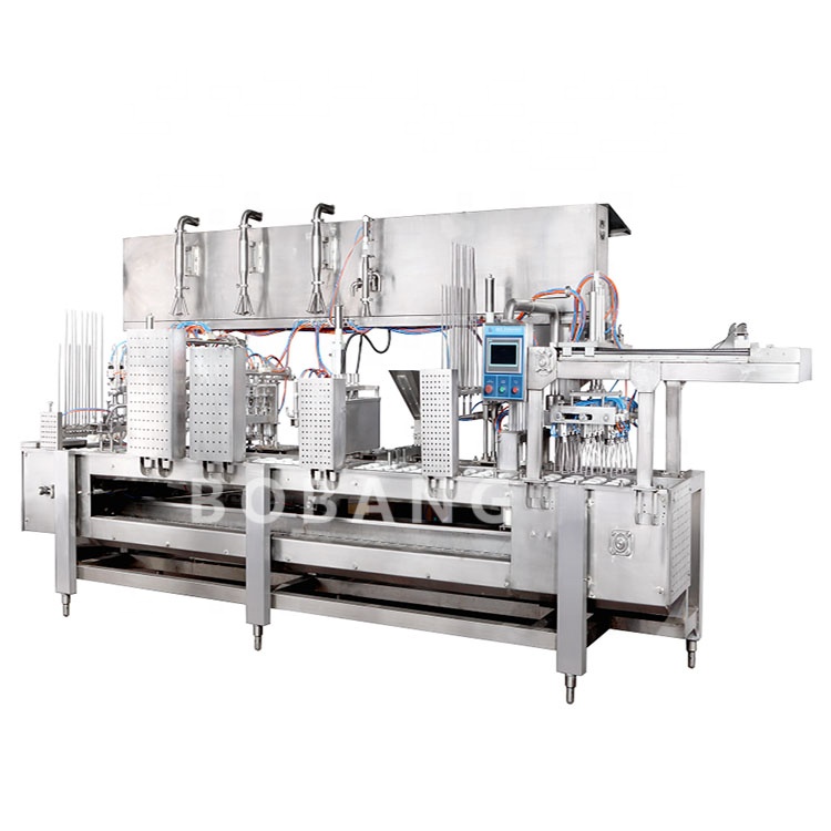 BG-4S6 Multi-functional ice cream filling machine automatic rotary cup ice cream filling machine