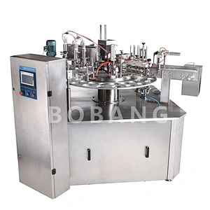 G20 ice cream filling machine automatic rotatory ice cream cup filling and sealer machines filling ice cream machinery