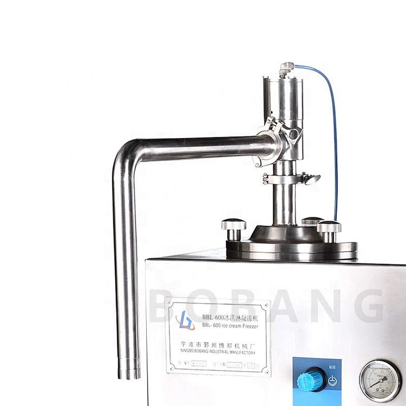 hard icecream machine Stainless Steel BBL series continuous icecream freezer 600L freezer for ice cream
