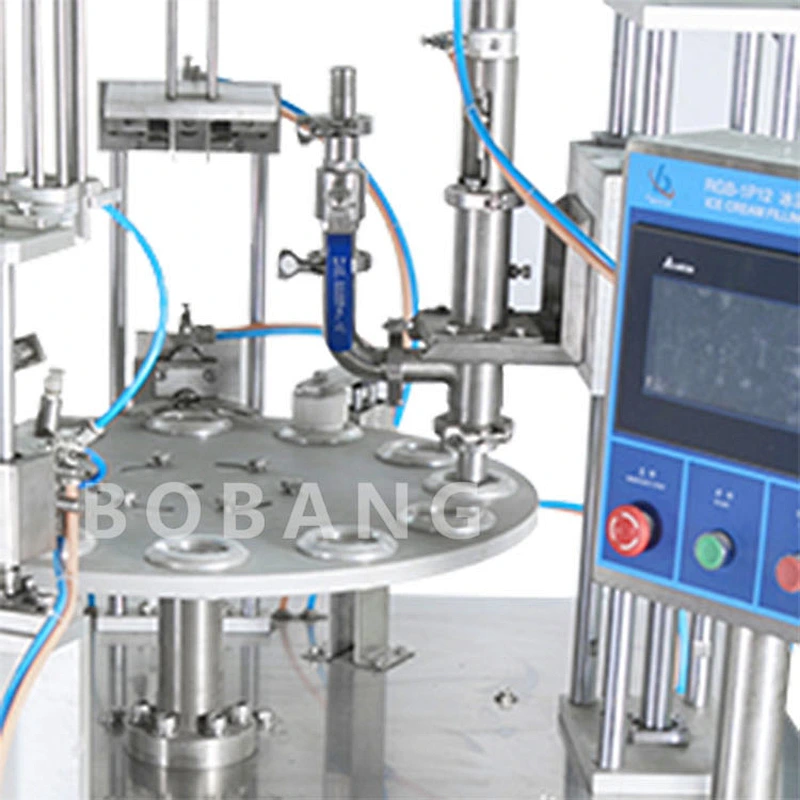 RBG-1P12 single rotary icecream machine  ice cream cup filling and sealer machines