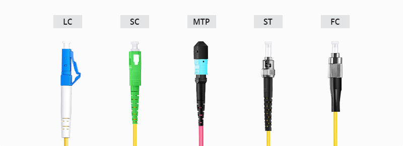  LC vs SC vs MTP vs ST vs FC Connector
