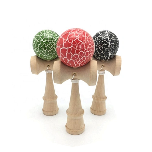 Japanese locust wooden active kendama crack traditional games