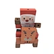 Wooden Intelligent Robot Reindeer Cube 3D Puzzle brain teaser Christmas Gifts