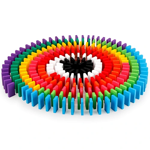 dominoes wooden blocks for 3 year olds kids