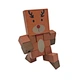 Wooden Intelligent Robot Reindeer Cube 3D Puzzle brain teaser Christmas Gifts