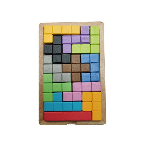 wood block jigsaw puzzle game