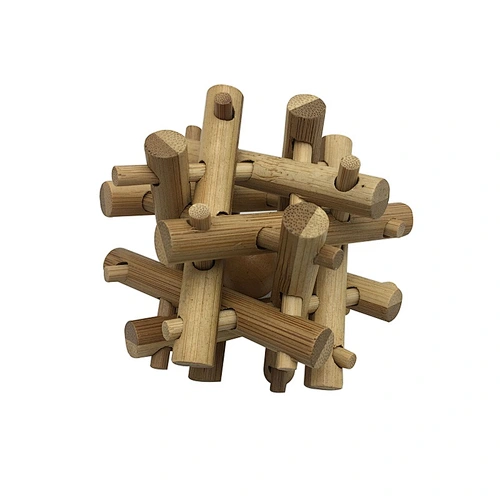 Magic Sticks 3D Bamboo intelligence test iq Test puzzle Brain Teaser for students
