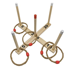 wooden throwing game