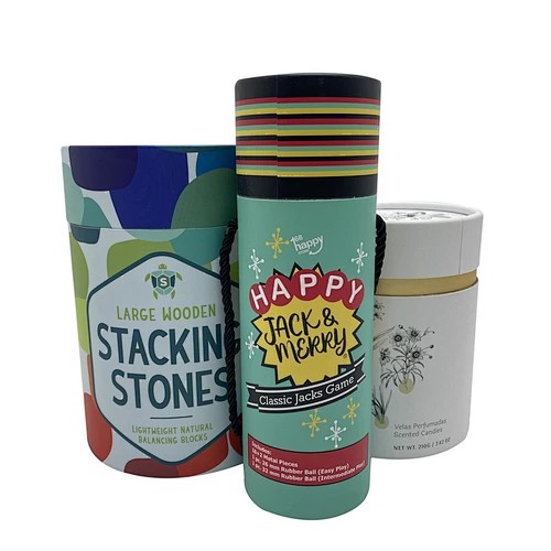 custom thick wall cylindrical printed paper cardboard tubes