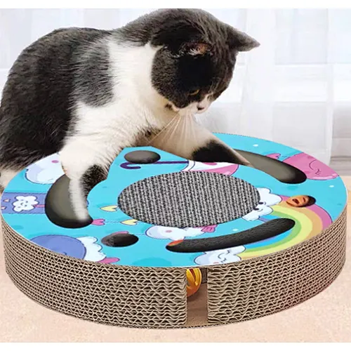Scratch board relieve stress great for exercising cat home pat pet scratching box