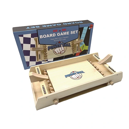 5 in 1 Wooden Board Tabletop Family Game Combo New Game Set