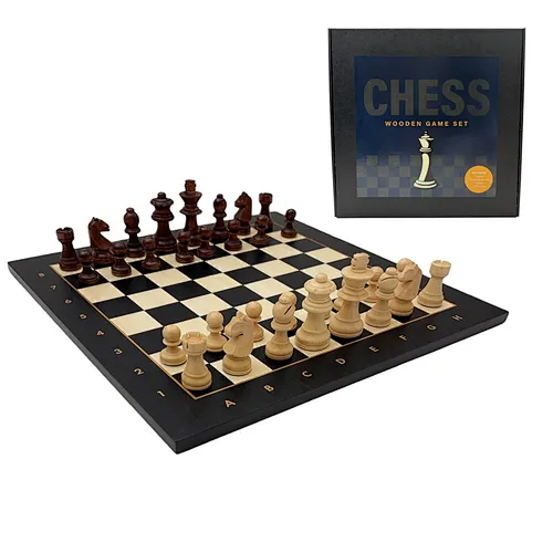 Luxury Wooden Chess Set Family Game