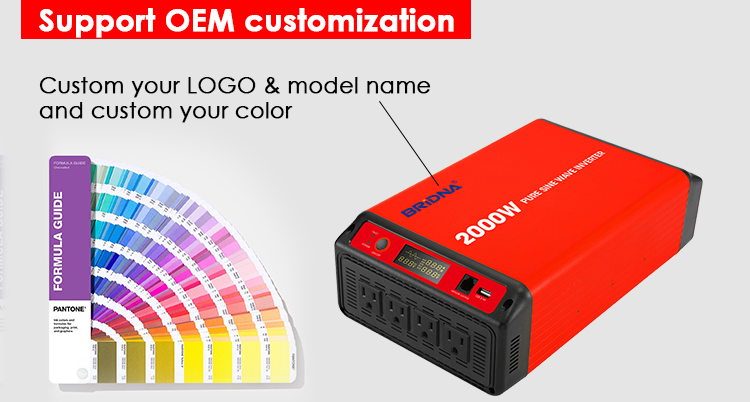 2000w pure sine wave inverter