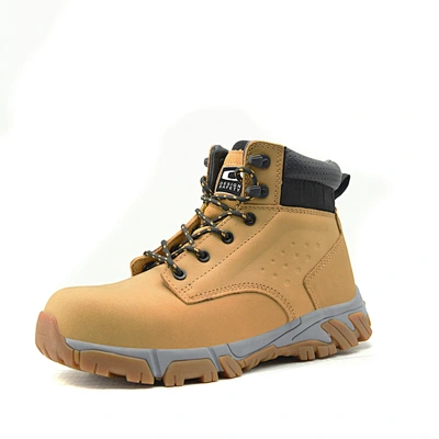 Honey Nubuck Leather Upper safety boots