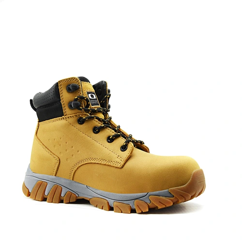 Honey Nubuck Leather Upper safety boots