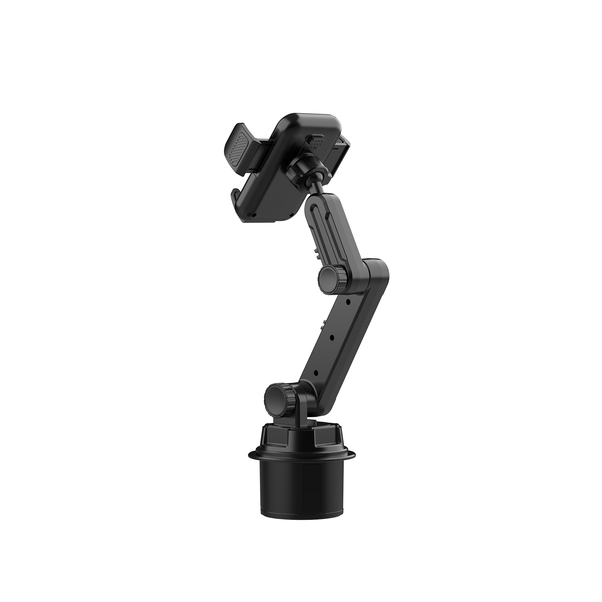 Gadgetoo Wiwu Wi-Ch059 Gentleman Car Mount | 360° Adjustable Cup Holder Phone Stand