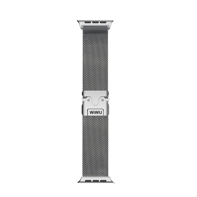 silver apple watch band