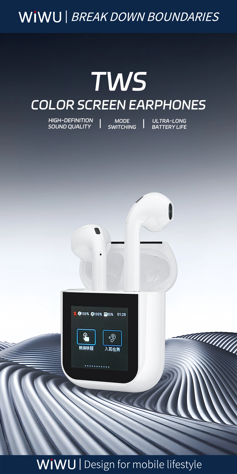 WiWU T24 Bluetooth TWS Earbuds
