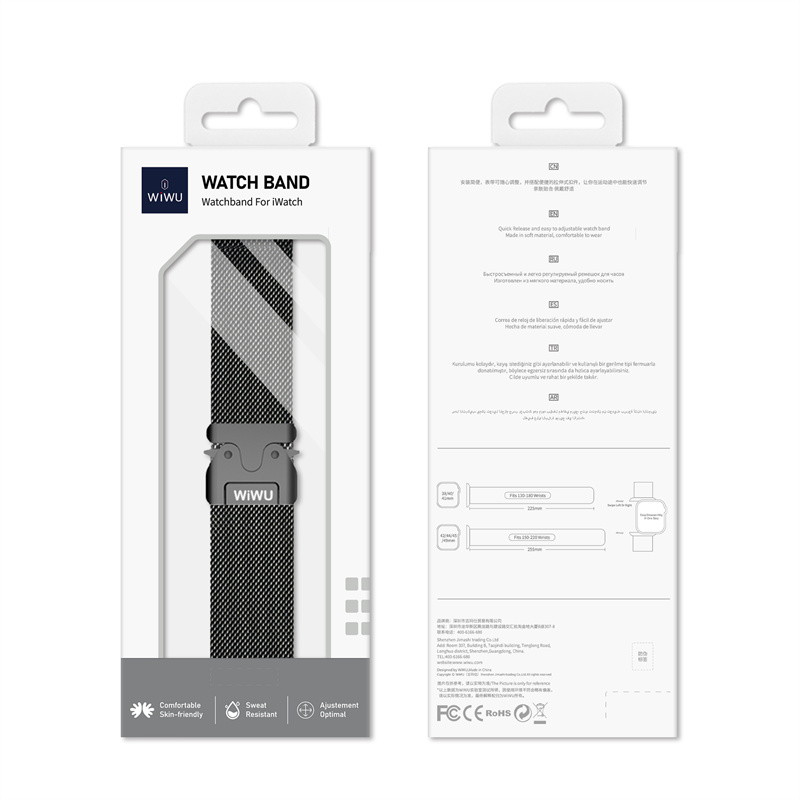 silver apple watch band