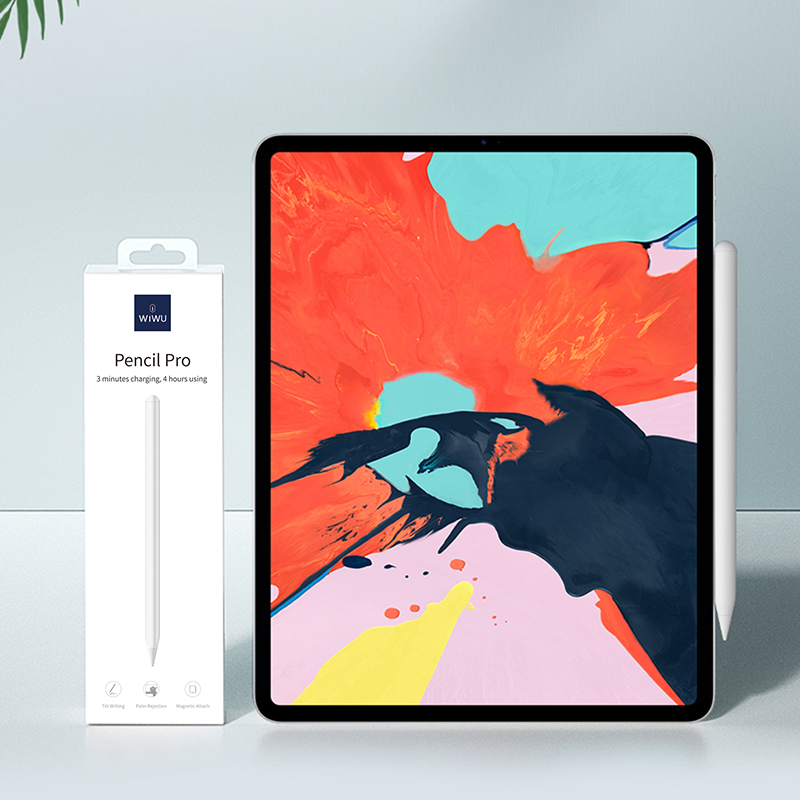 WiWU Design for iPad Pencil Pro with 4 LED : Palm Rejection &Tilt Pencil