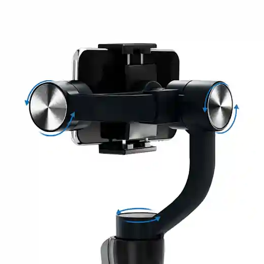Stabilized Gimbal Stick，Three-Axis Motorized Gimbal Stabilizer，3 axis single-handed tripods Selfie
