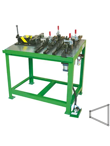bicycle front triangle assembling machine,bicycle frame