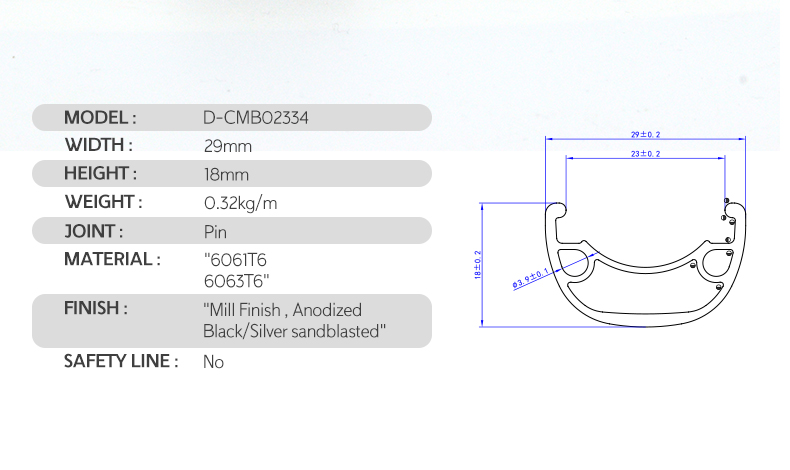 aluminum profile, bicycle rim