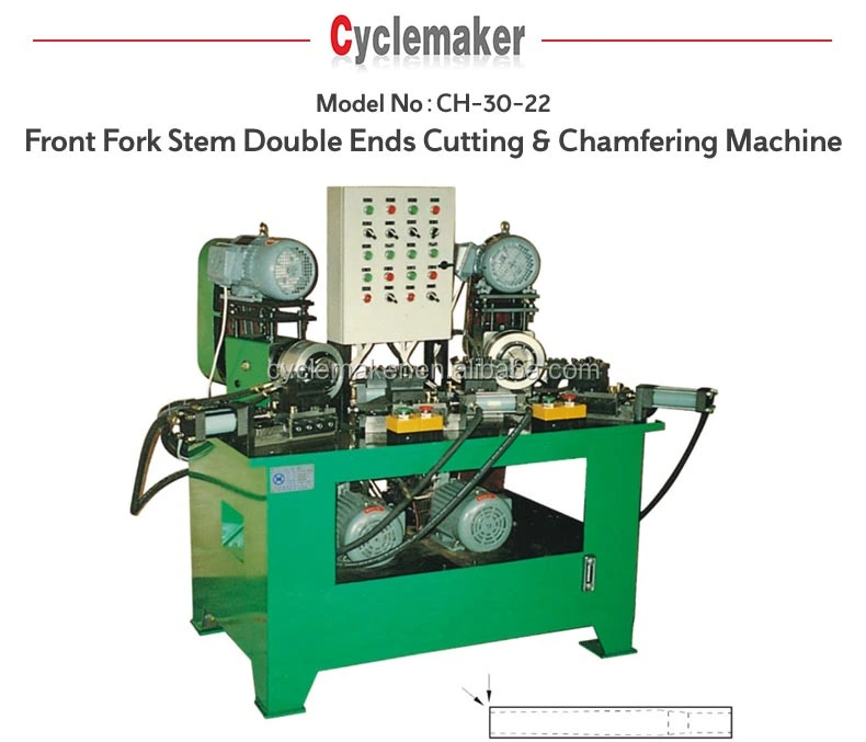 bicycle cutting and chamfering machine,bicycle front fork