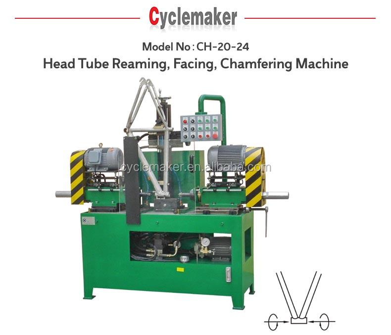 bicycle reaming facing chamfering machine,bicycle frame