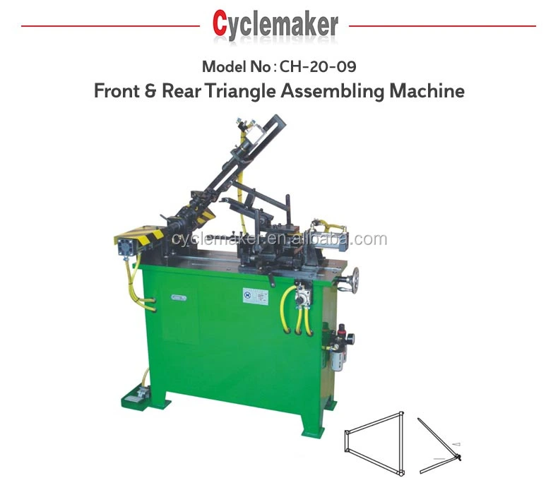 bicycle triangle assembling machine ,bicycle frame