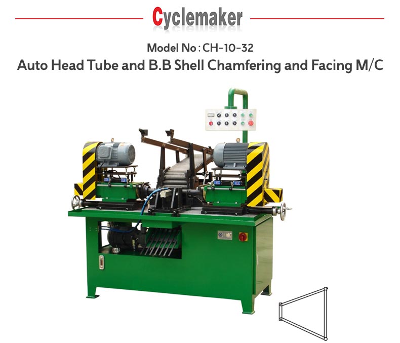 bicycle chamfering and facing machine,bicycle tube