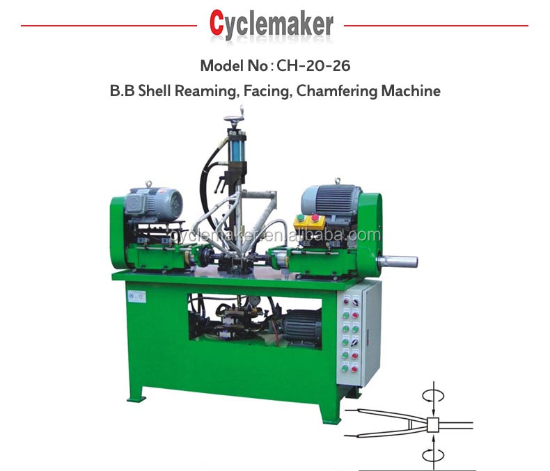bicycle reaming facing chamfering machine,bicycle frame