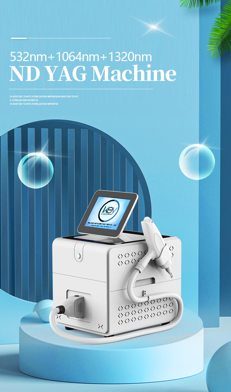 Q Switched Nd Yag Laser Tattoo Removal Machine