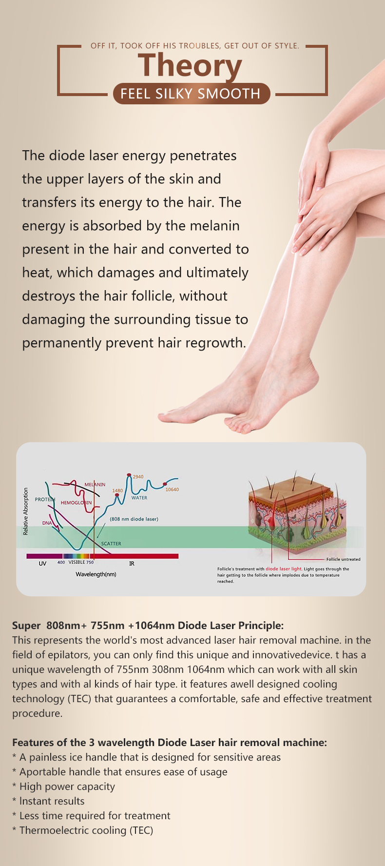 diode laser hair removal machine