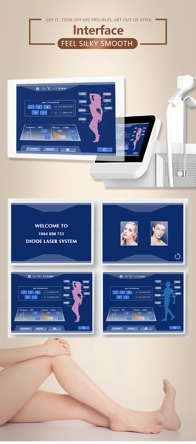 diode laser hair removal machine