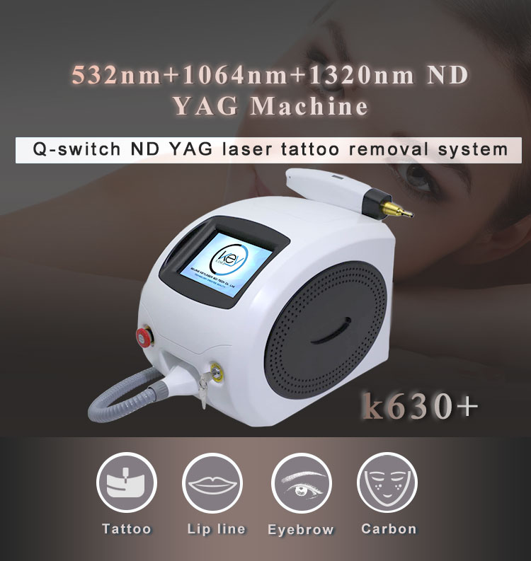Q Switch Nd Yag Tattoo Removal Machine
