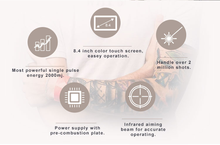 Q Switch Nd Yag Tattoo Removal Machine