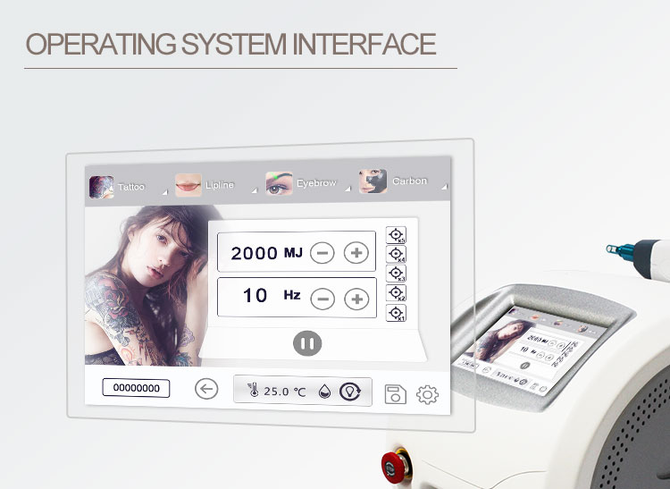 Q Switch Nd Yag Tattoo Removal Machine