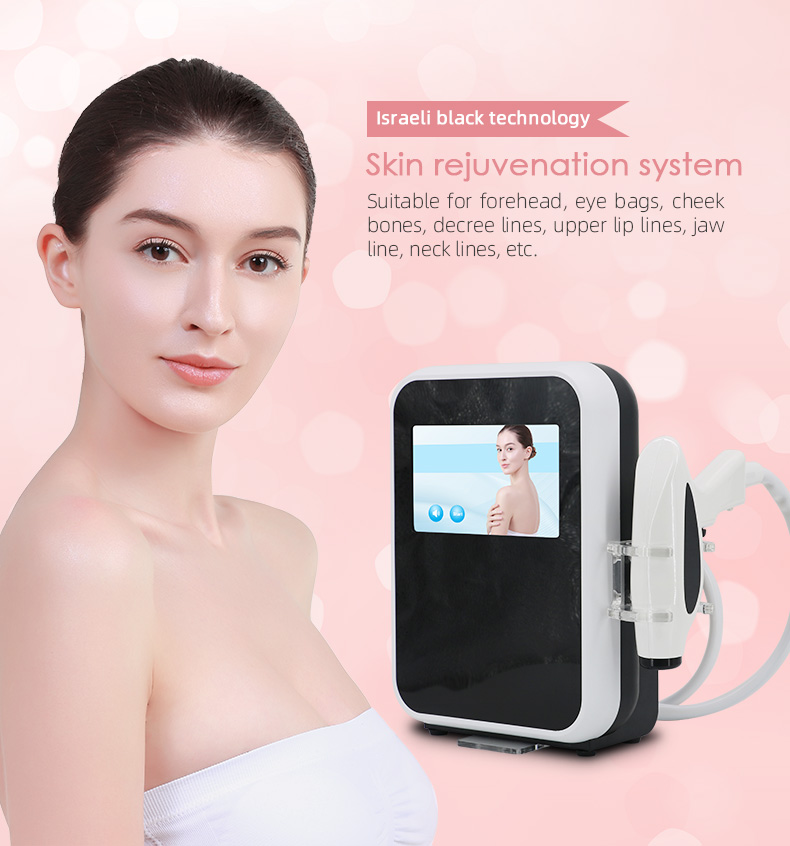 Radio frequency skin tightening machine